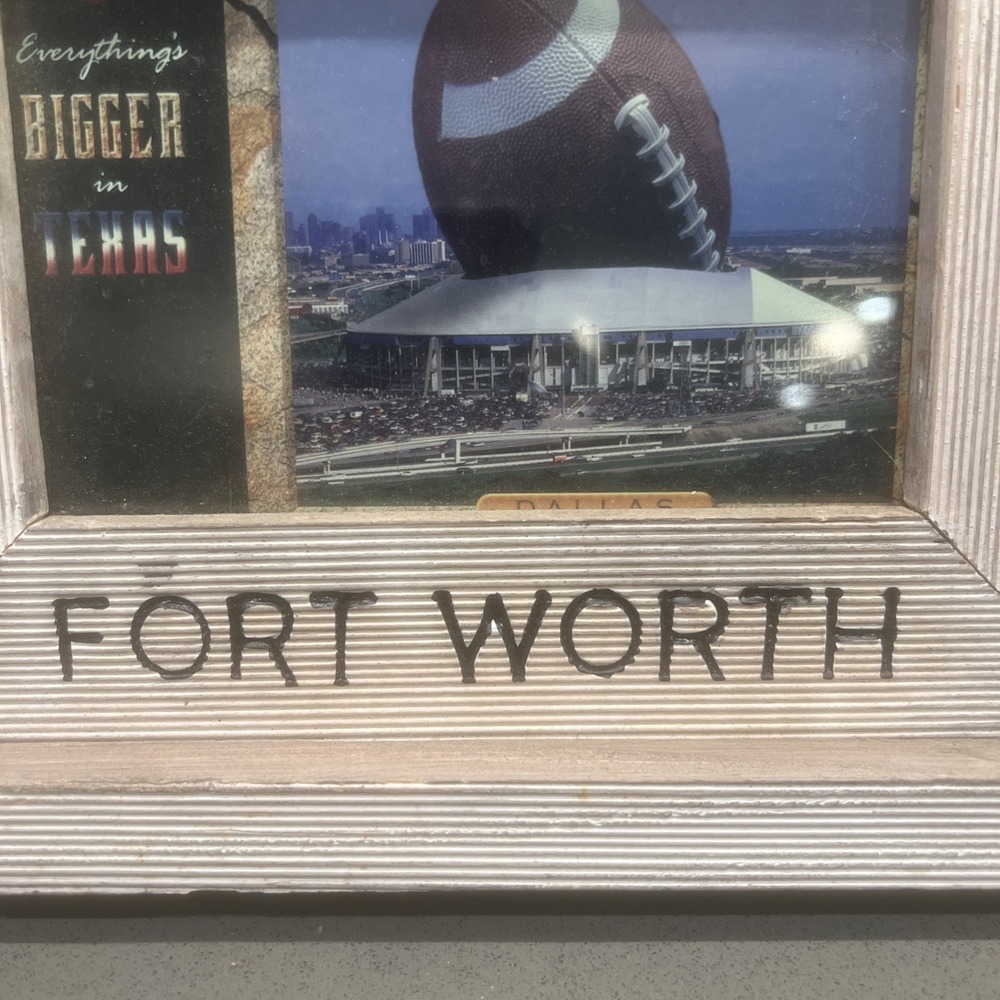 Texas Fort Worth Rustic Barn Wood Photo Picture Frame - Picture 5 of 11